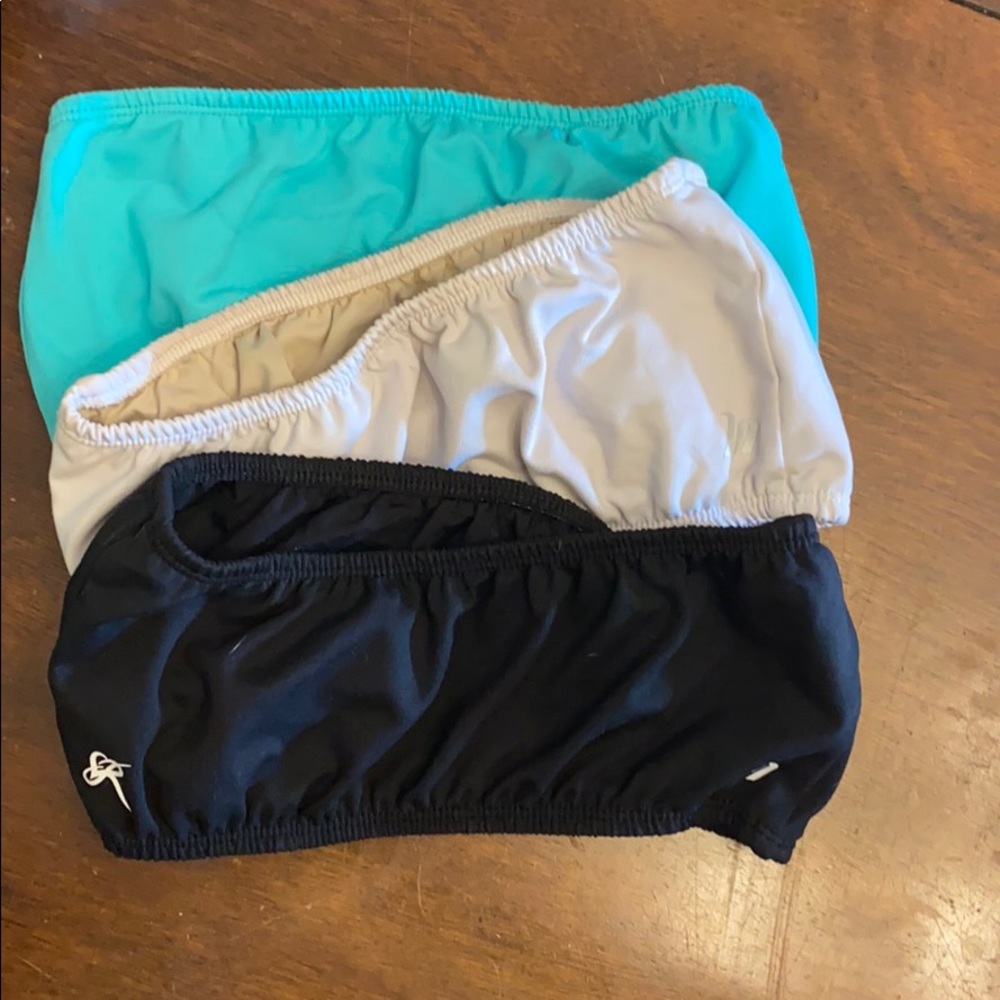 Muscle nation bandeau sports bra-3 pack!